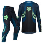 FOX Racing 180 DRAFT MX Gear Set (Black/Midnight/Melon)