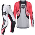 FOX Racing Youth 180 DRAFT MX Gear Set (White/Pink/Black)