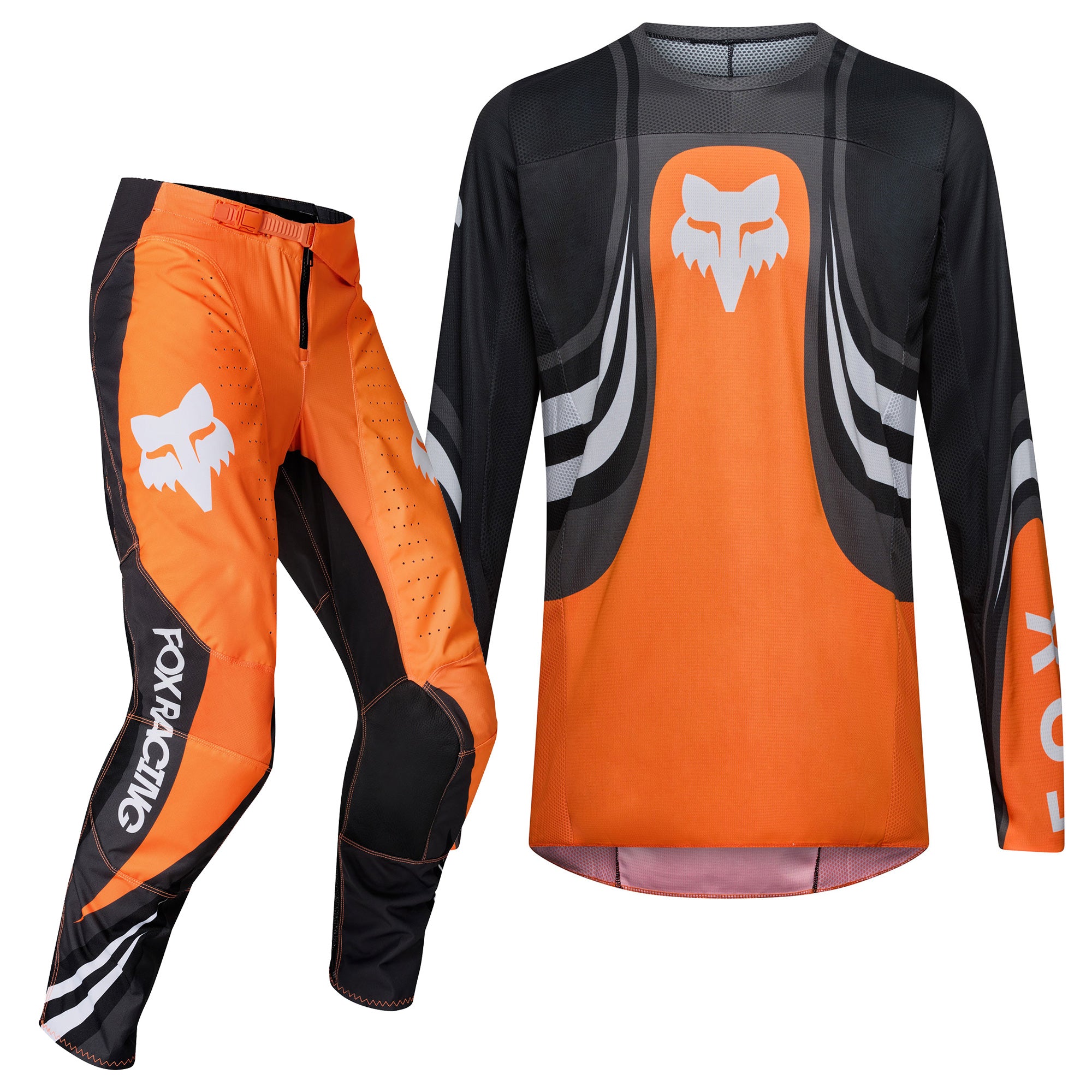 FOX Racing Youth 180 DRAFT MX Gear Set (Orange/Black/White)