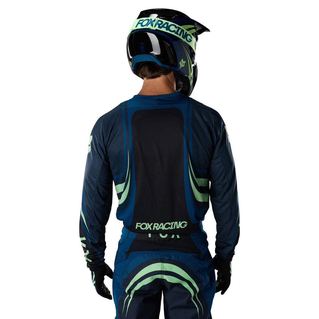 FOX Racing 180 DRAFT MX Gear Set (Black/Midnight/Melon)
