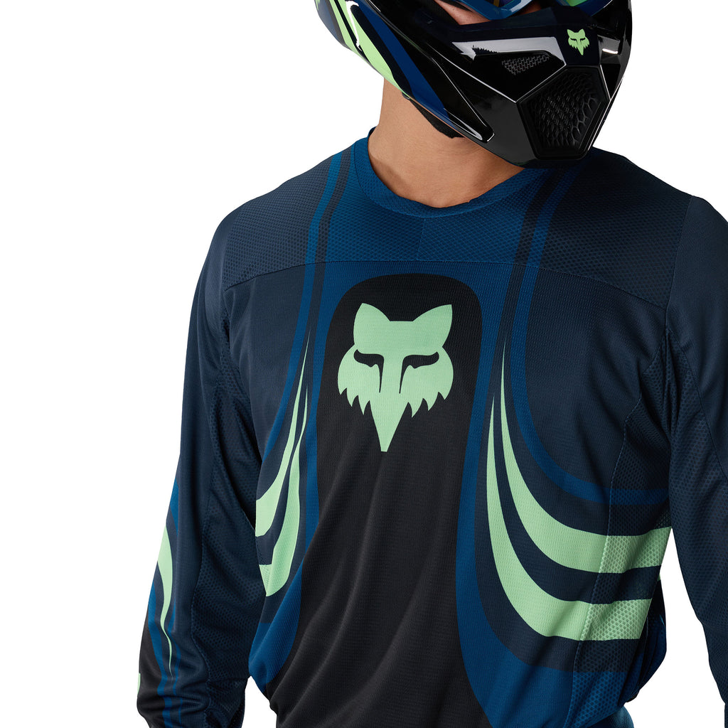 FOX Racing 180 DRAFT MX Gear Set (Black/Midnight/Melon)
