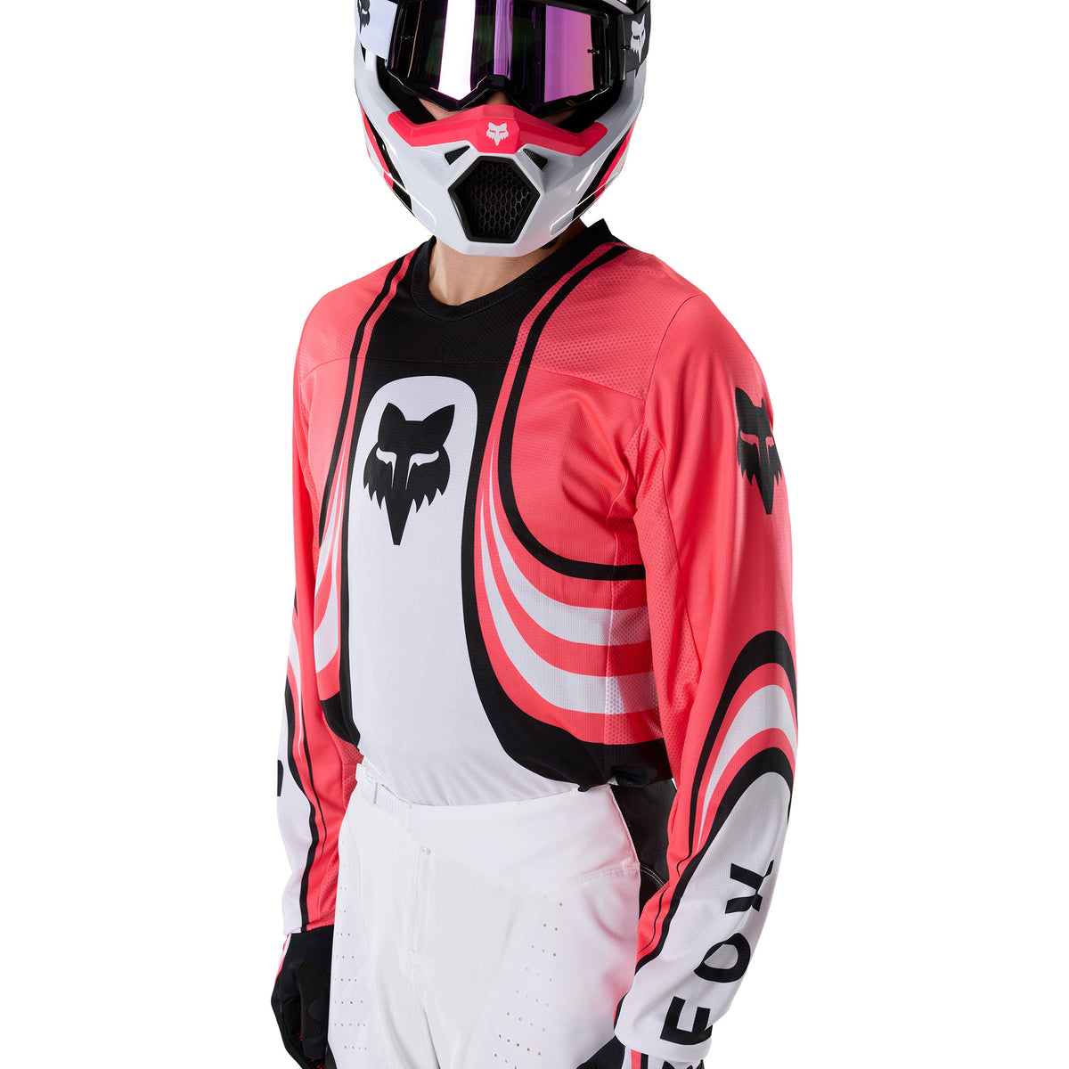 FOX Racing 180 DRAFT MX Gear Set (White/Pink/Black)