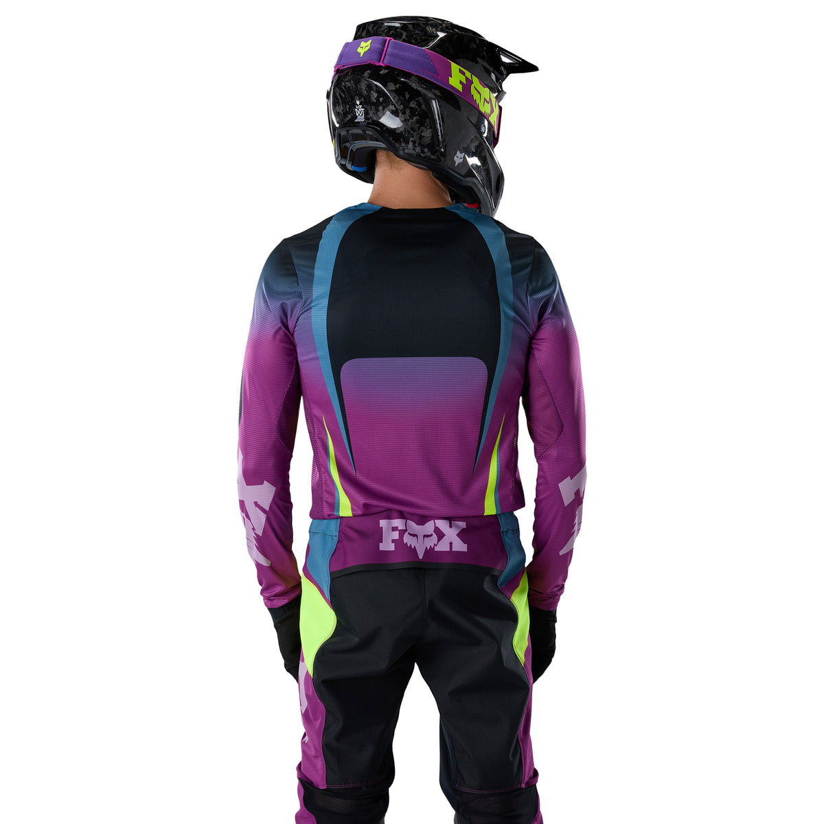 FOX Racing FLEXAIR THORN MX Kit Deal (Purple Lava/Yellow Fluo)
