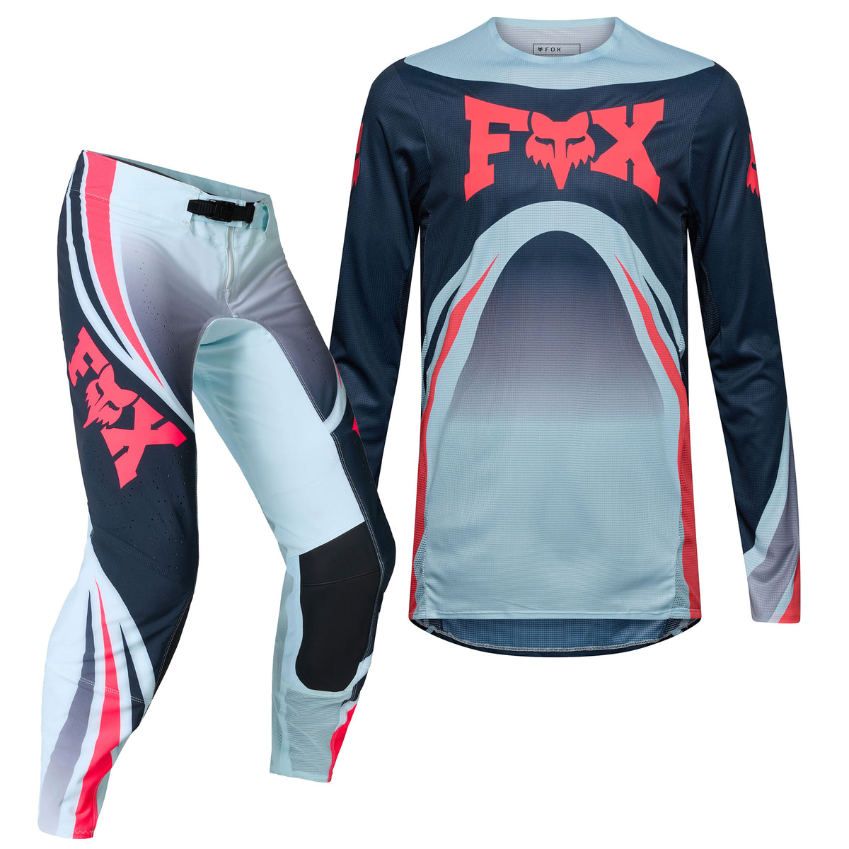 FOX Racing FLEXAIR ARC MX Kit Deal (Ice Blue/Midnight/Red Fluo)