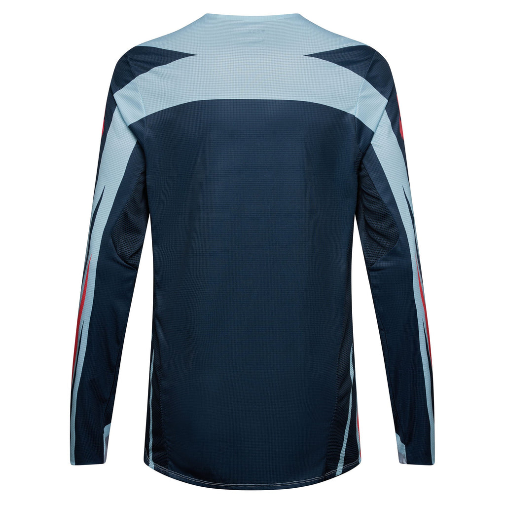 FOX Racing FLEXAIR ARC MX Jersey (Ice Blue/Midnight/Red Fluo)