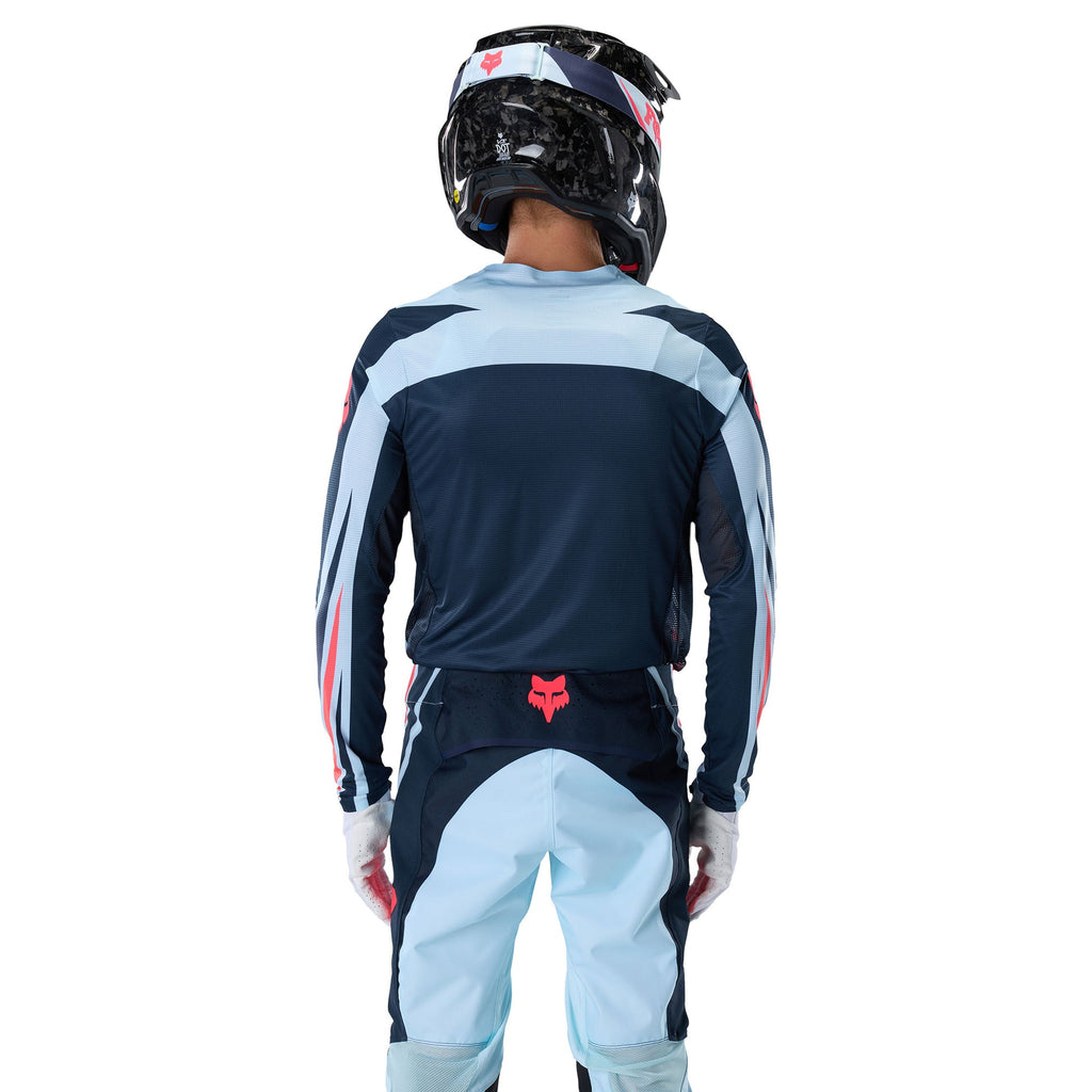 FOX Racing FLEXAIR ARC MX Jersey (Ice Blue/Midnight/Red Fluo)