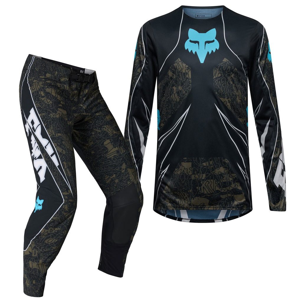FOX Racing FLEXAIR APEX MX Kit Deal (Black/Dirty Sage)