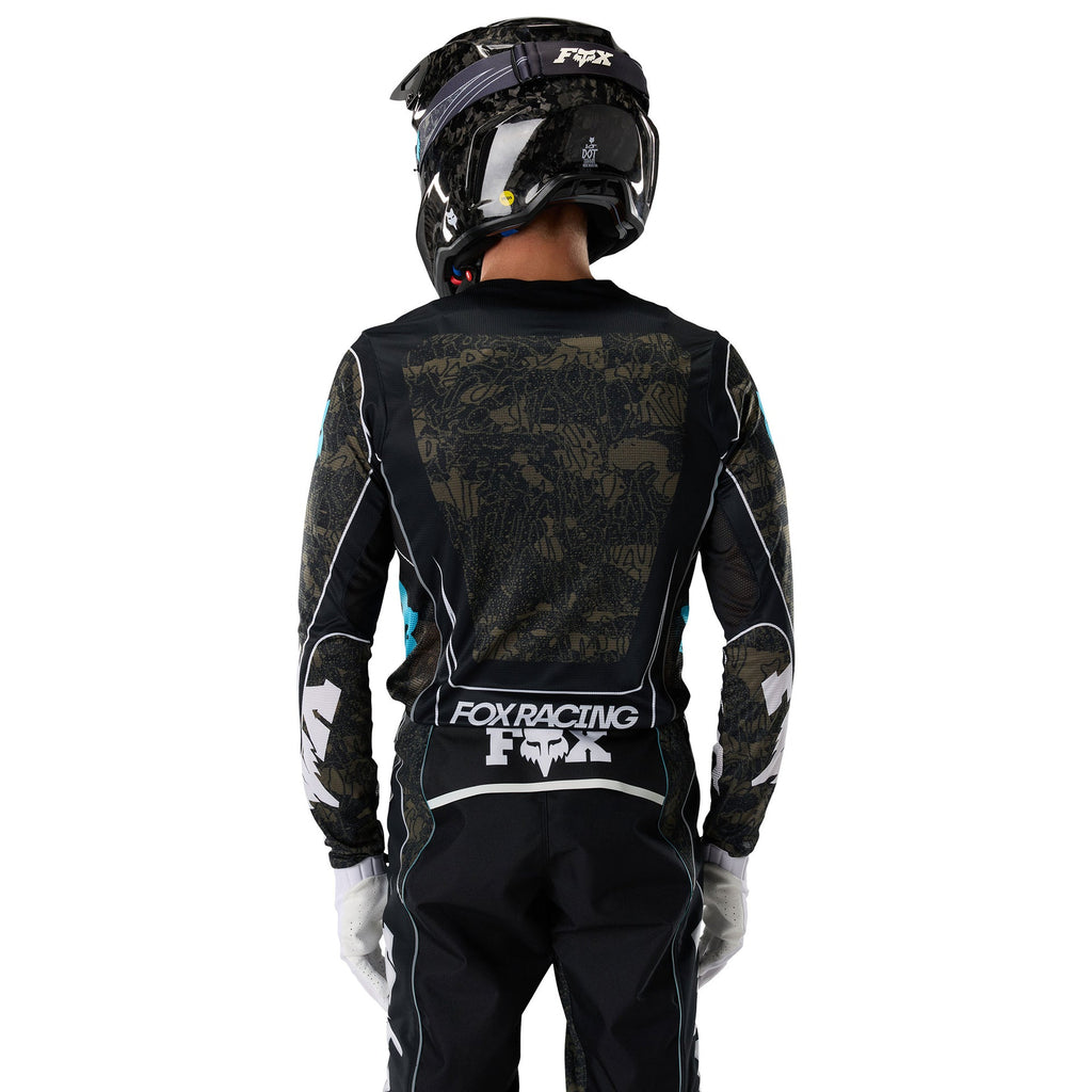 FOX Racing FLEXAIR APEX MX Jersey (Black/Dirty Sage)