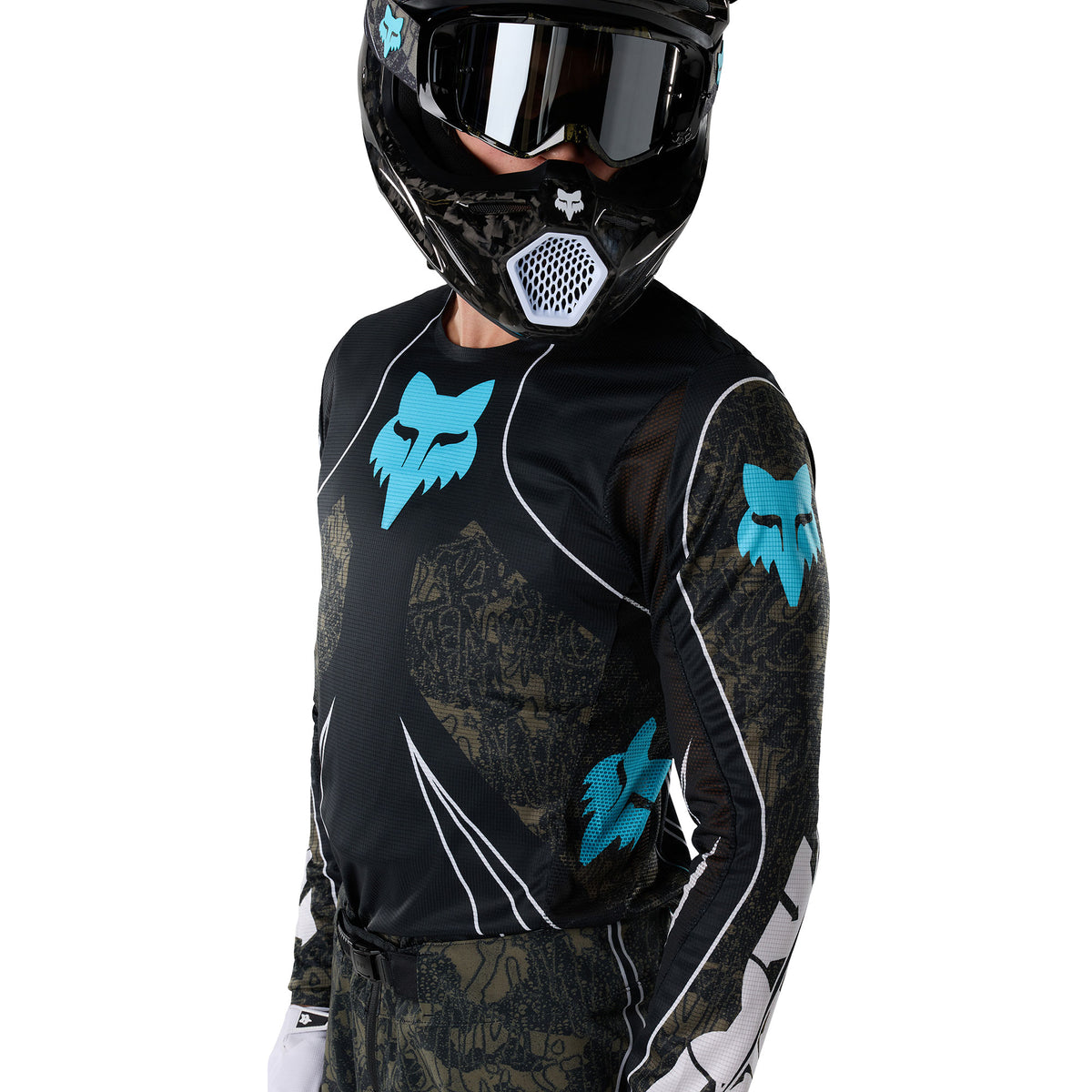FOX Racing FLEXAIR APEX MX Kit Deal (Black/Dirty Sage)