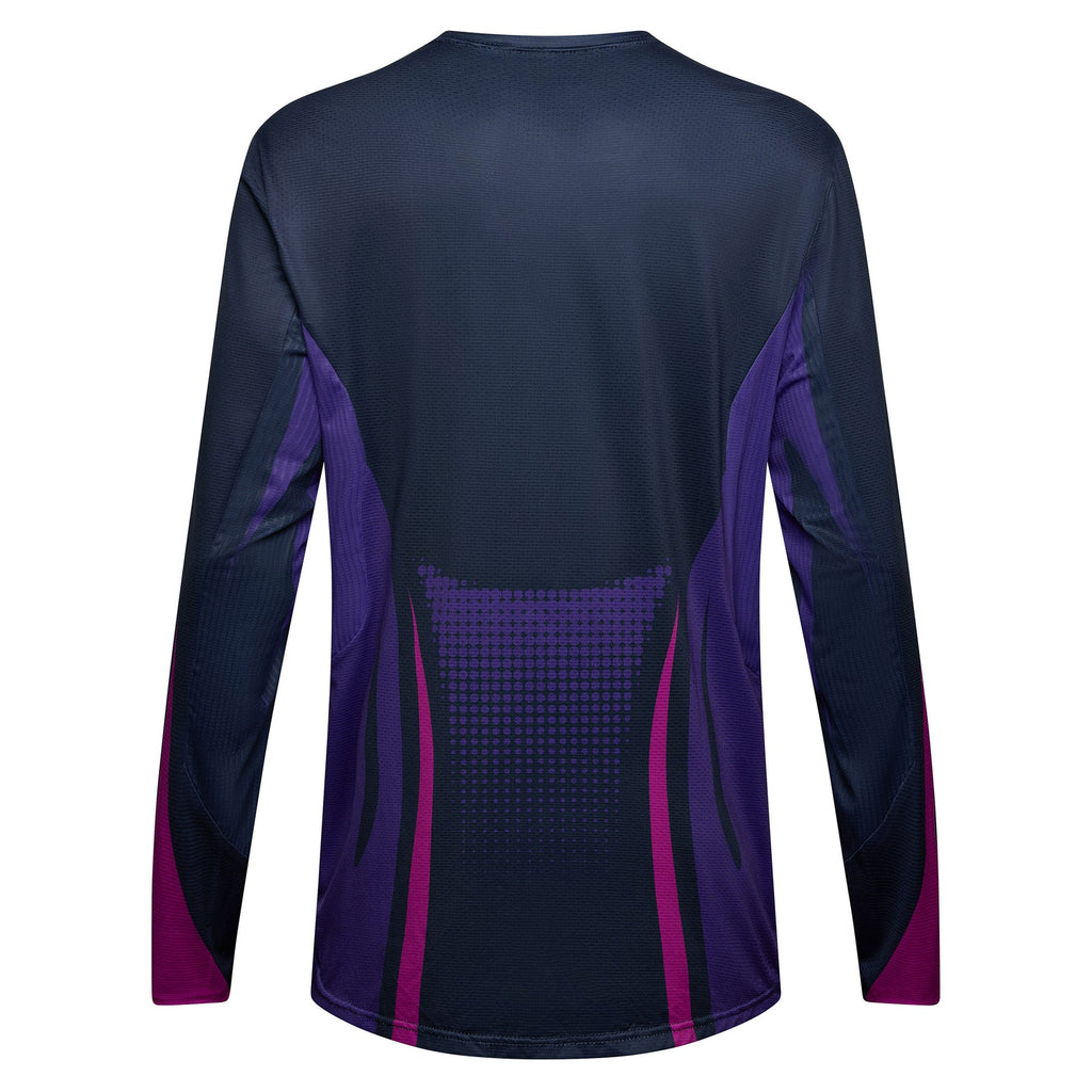 FOX Racing 360 TEMPER MX Jersey (Grape/Black/Yellow Fluo)