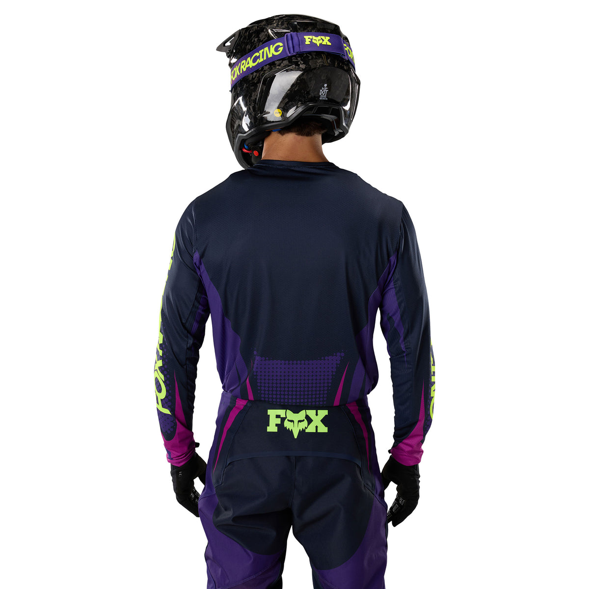 FOX Racing 360 TEMPER MX Kit Deal (Grape/Black/Yellow Fluo)