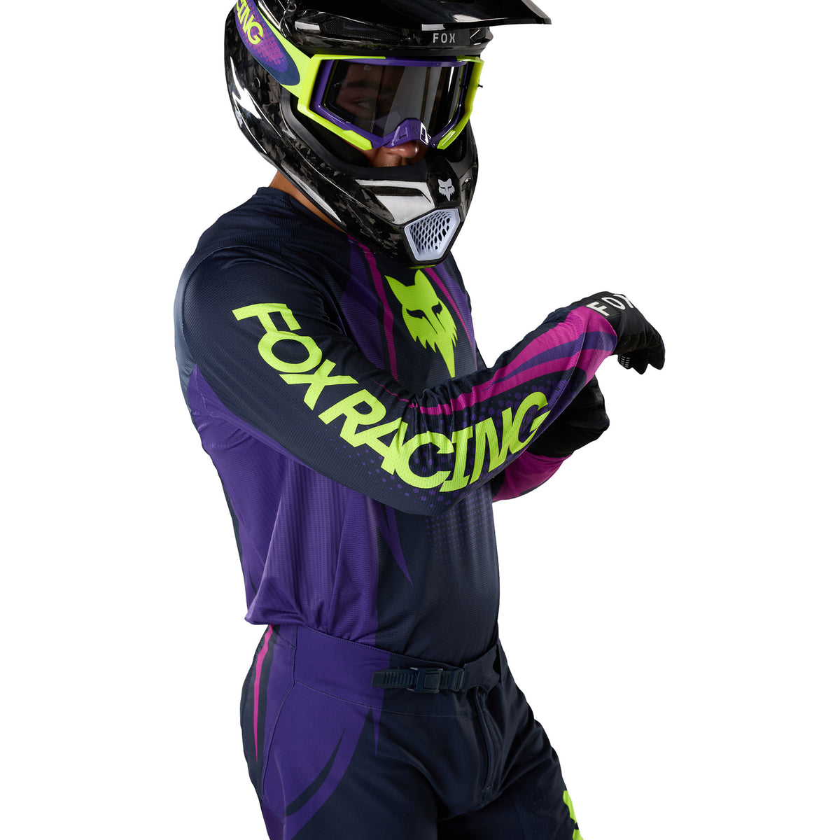 FOX Racing 360 TEMPER MX Kit Deal (Grape/Black/Yellow Fluo)