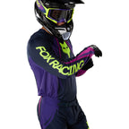 FOX Racing 360 TEMPER MX Jersey (Grape/Black/Yellow Fluo)