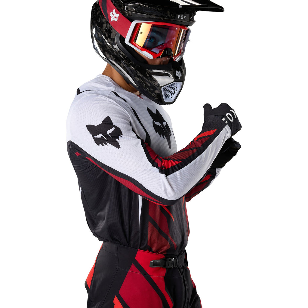 FOX Racing 360 FOUNDRY MX Jersey (Red Fluo/Black/White)