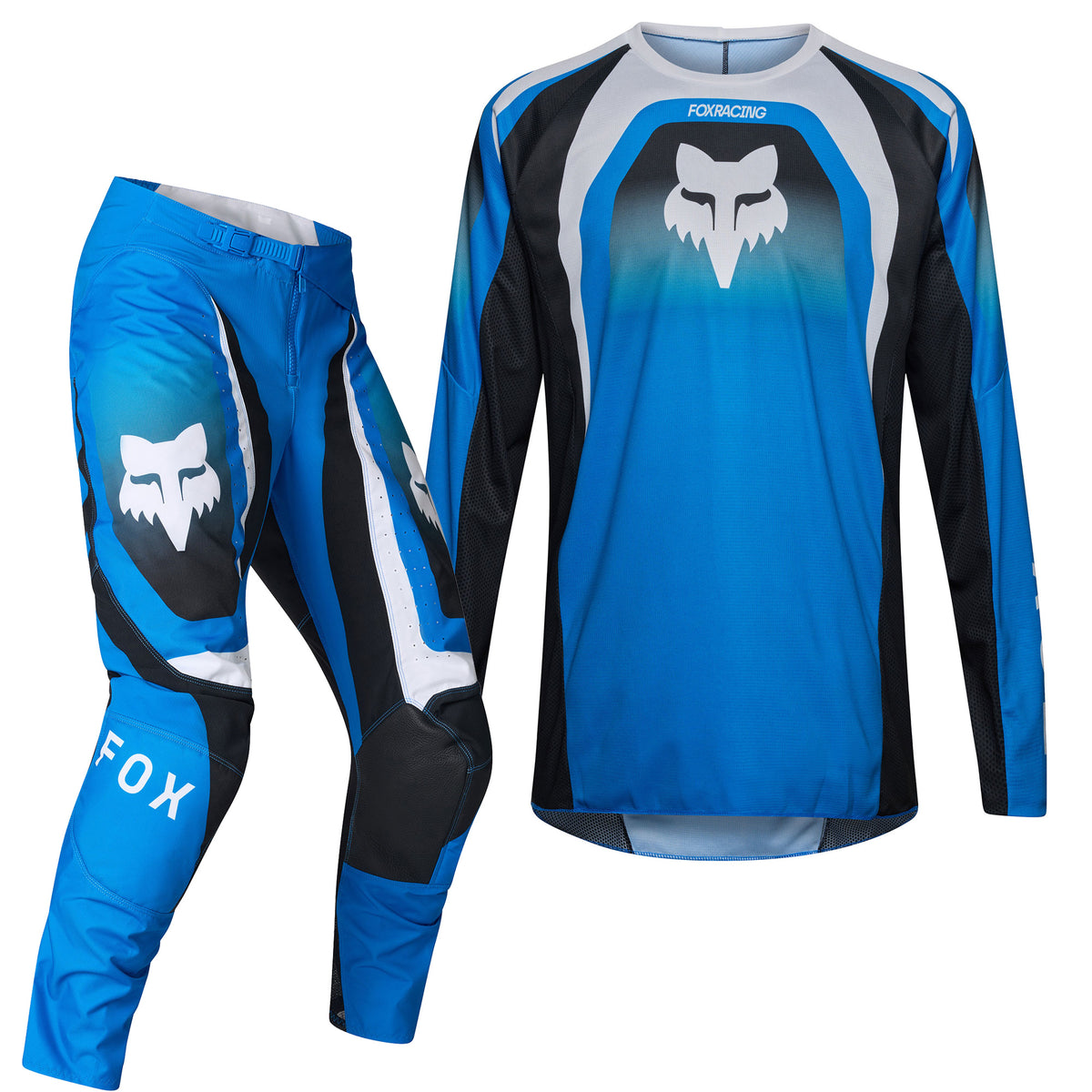 FOX Racing 180 FRAME MX Gear Set (Blue/Black/White)