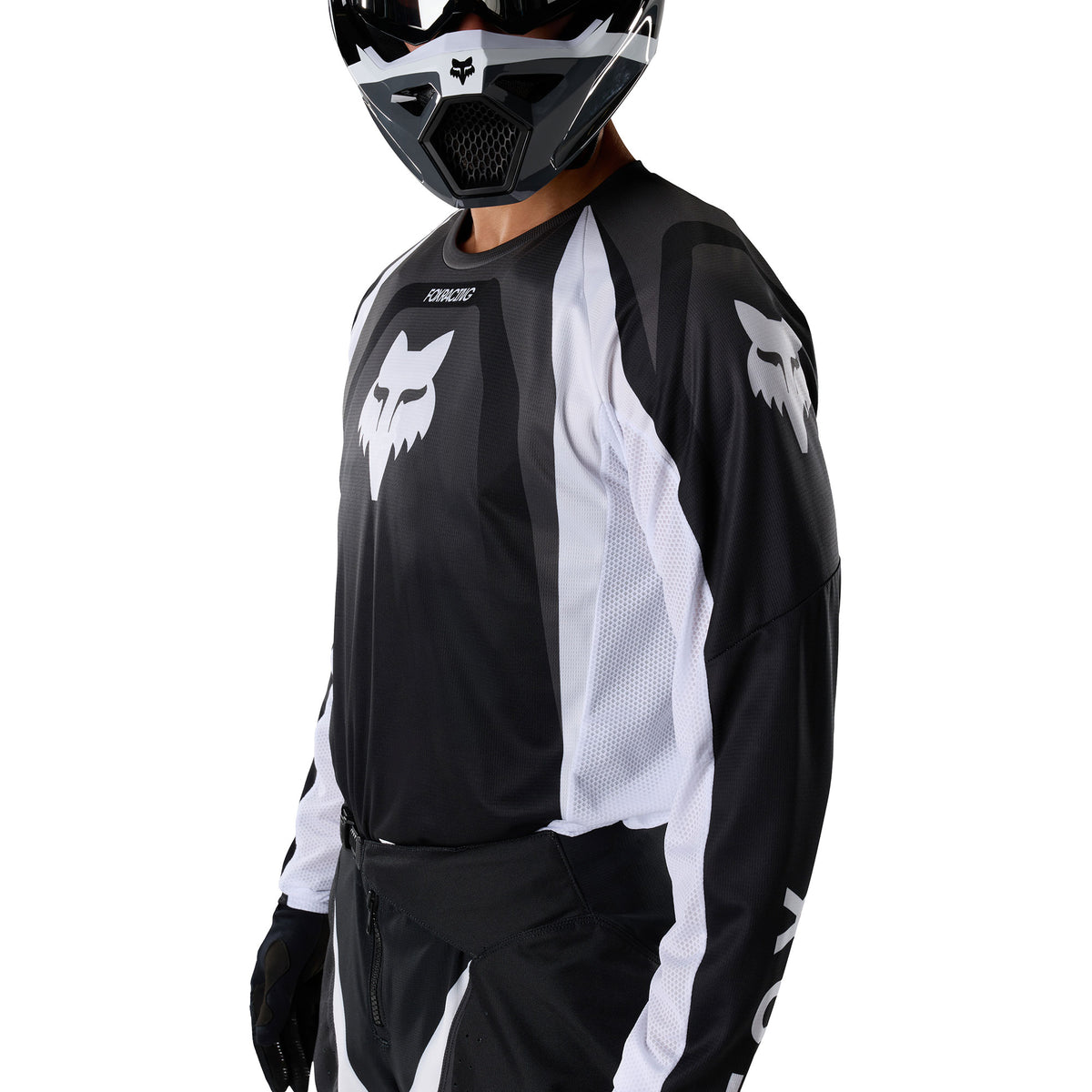 FOX Racing 180 FRAME MX Kit Deal (Black/White)