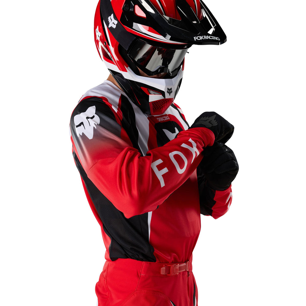 FOX Racing 180 FRAME MX Jersey (Red/Black/White)
