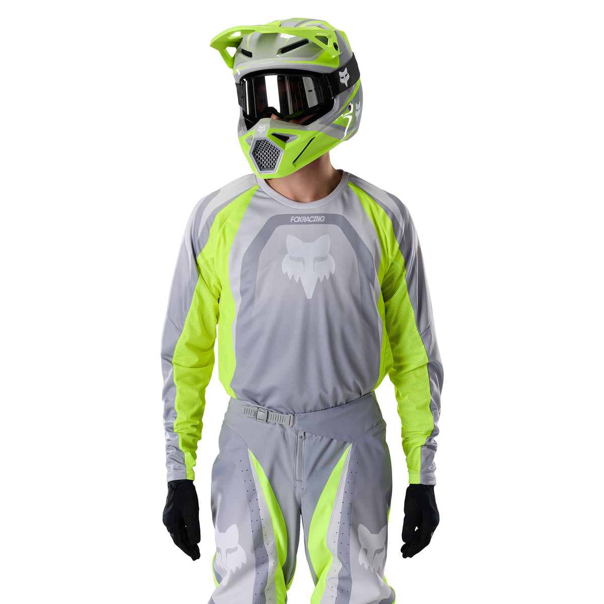 FOX Racing 180 FRAME MX Kit Deal (Grey/Yellow)