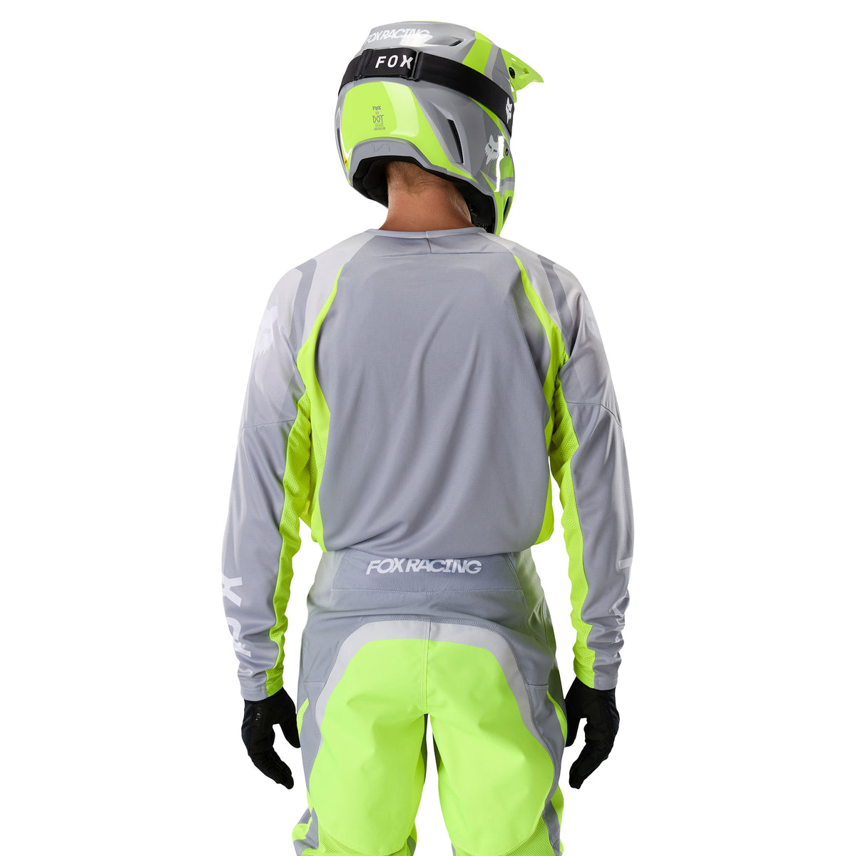 FOX Racing 180 FRAME MX Kit Deal (Grey/Yellow)