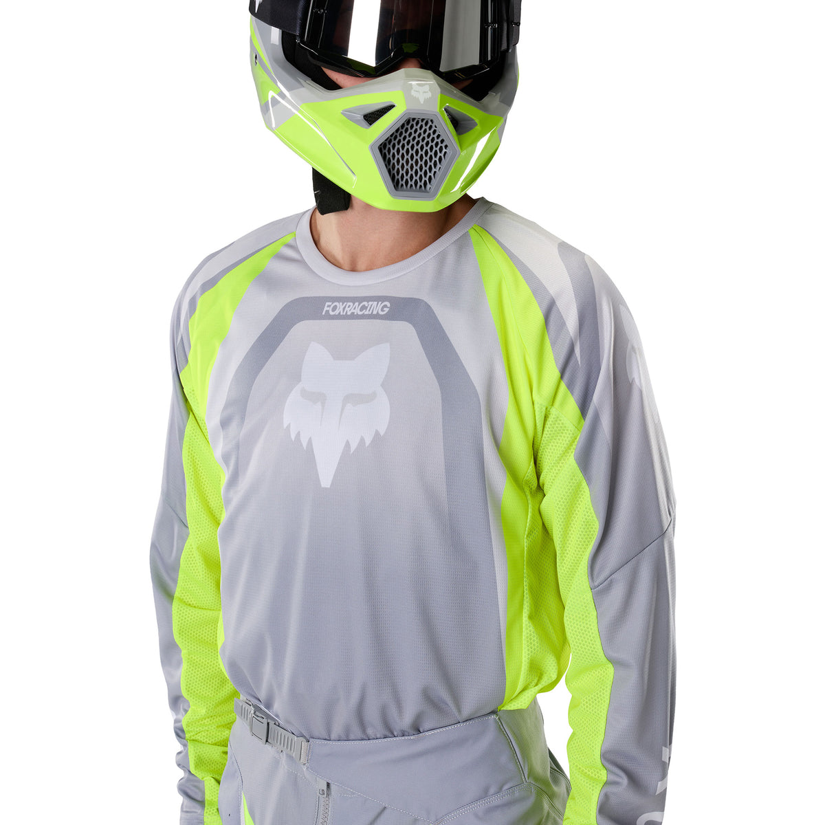FOX Racing 180 FRAME MX Kit Deal (Grey/Yellow)