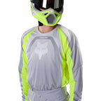 FOX Racing 180 FRAME MX Jersey (Grey/Yellow)