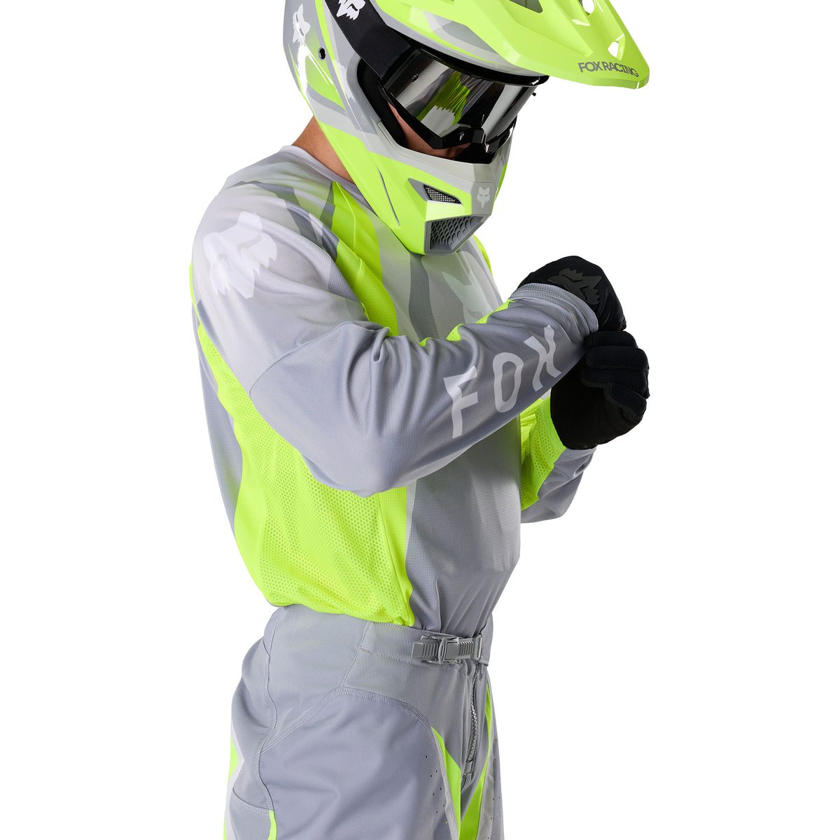 FOX Racing 180 FRAME MX Kit Deal (Grey/Yellow)
