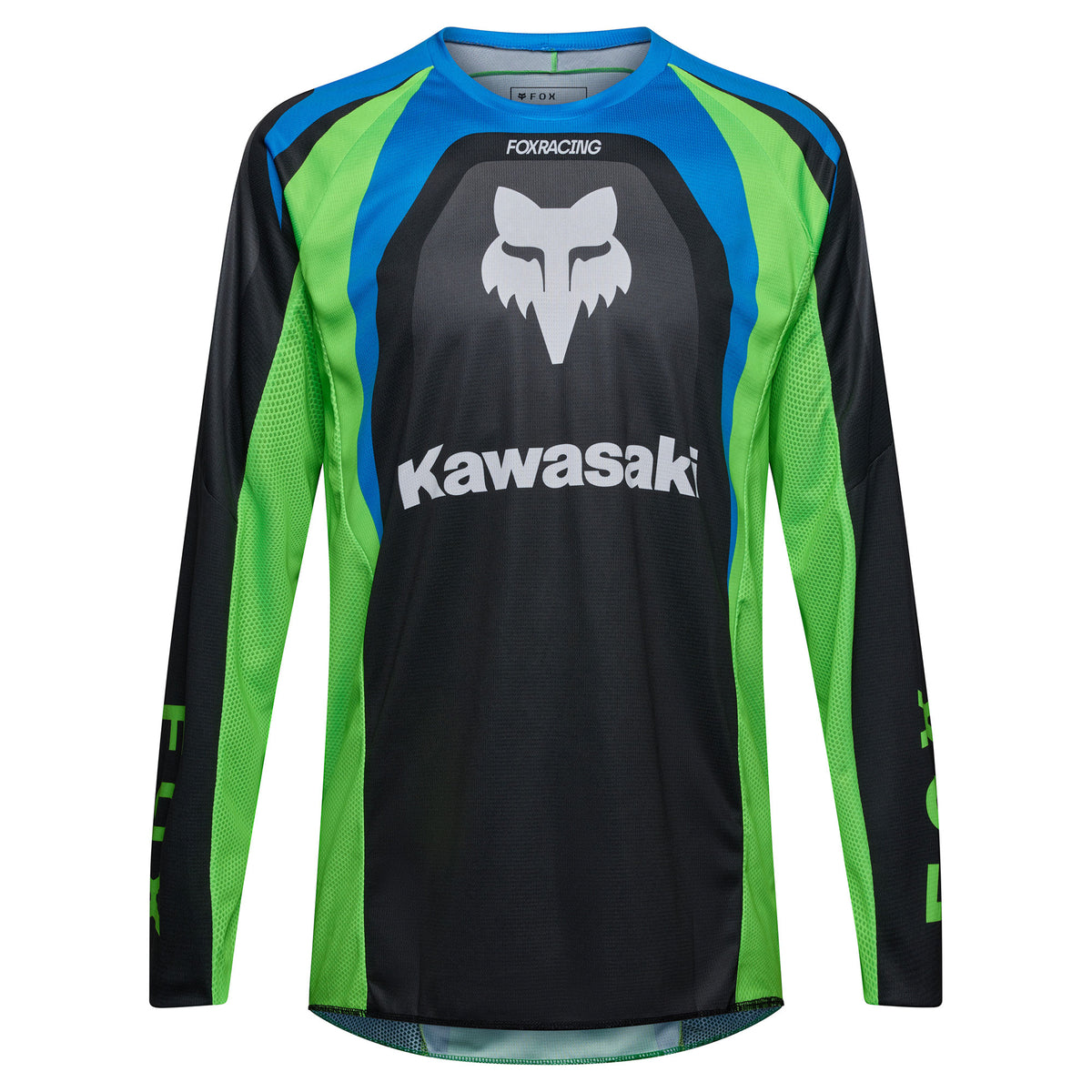 FOX Racing 180 KAWASAKI MX Kit Deal (Black/Green Fluo)