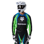 FOX Racing 180 KAWASAKI MX Kit Deal (Black/Green Fluo)