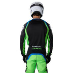 FOX Racing 180 KAWASAKI MX Jersey (Black/Green Fluo)
