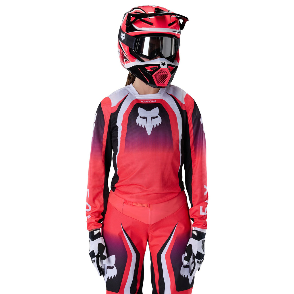 FOX Racing Women's 180 FRAME MX Jersey (Neon Pink/Black/White)