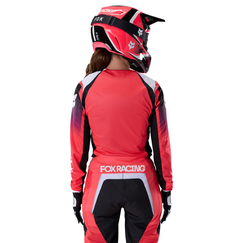 FOX Racing Women's 180 FRAME MX Gear Set (Neon Pink/Black/White)