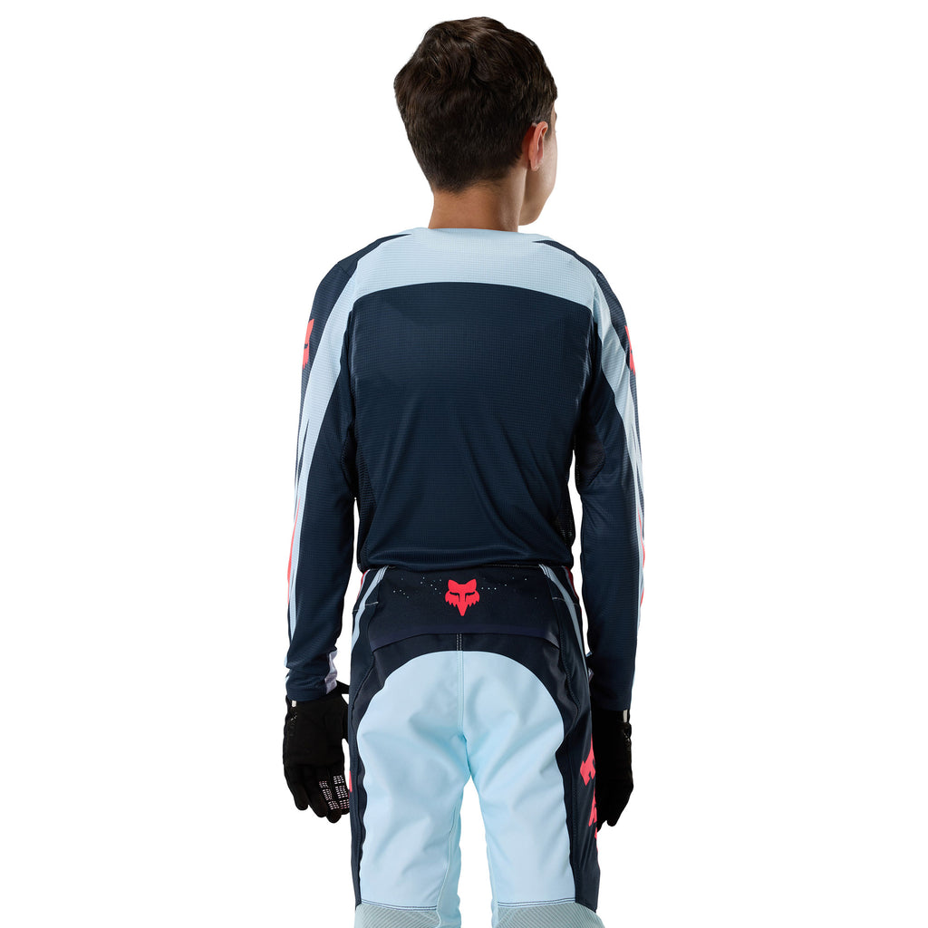 FOX Racing Youth FLEXAIR ARC MX Kit Deal (Ice Blue/Midnight/Red Fluo)