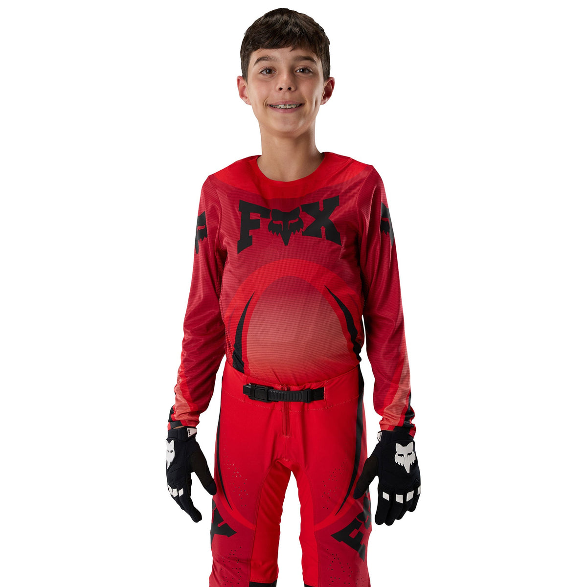 FOX Racing Youth FLEXAIR ARC MX Jersey (Chili Red)