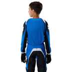 FOX Racing Youth 180 FRAME MX Gear Set (Blue/Black/White)