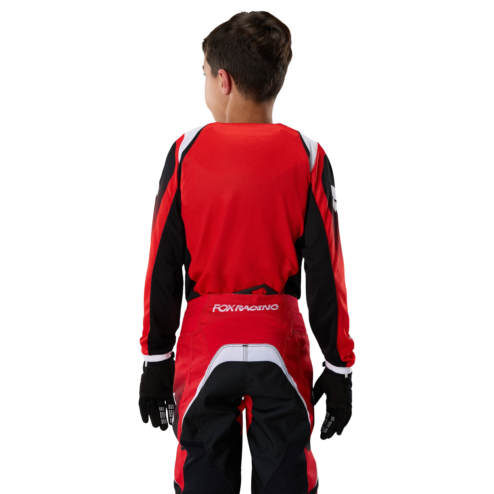 FOX Racing Youth 180 FRAME MX Gear Set (Red/Black/White)