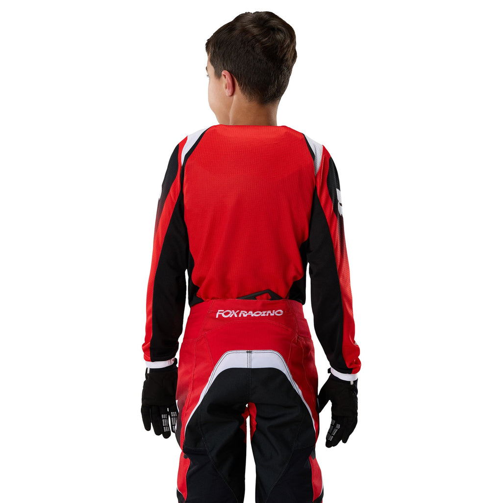 FOX Racing Youth 180 FRAME MX Jersey (Red/Black/White)