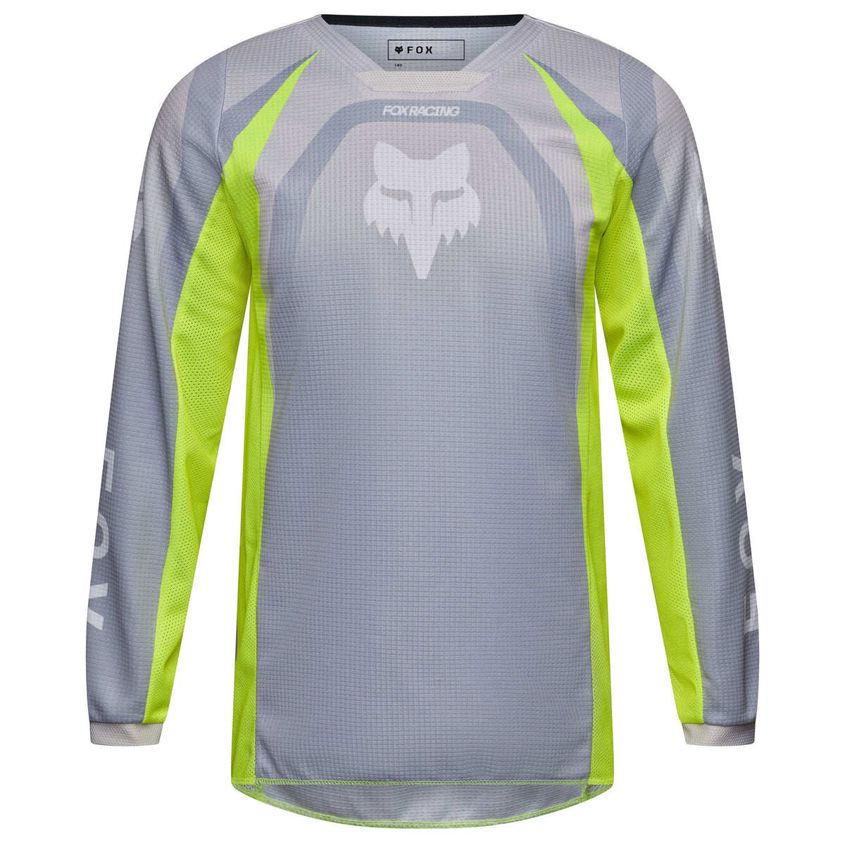 FOX Racing Youth 180 FRAME MX Jersey (Grey/Yellow)