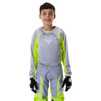 FOX Racing Youth 180 FRAME MX Gear Set (Grey/Yellow)