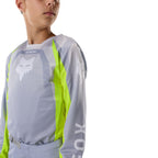 FOX Racing Youth 180 FRAME MX Gear Set (Grey/Yellow)