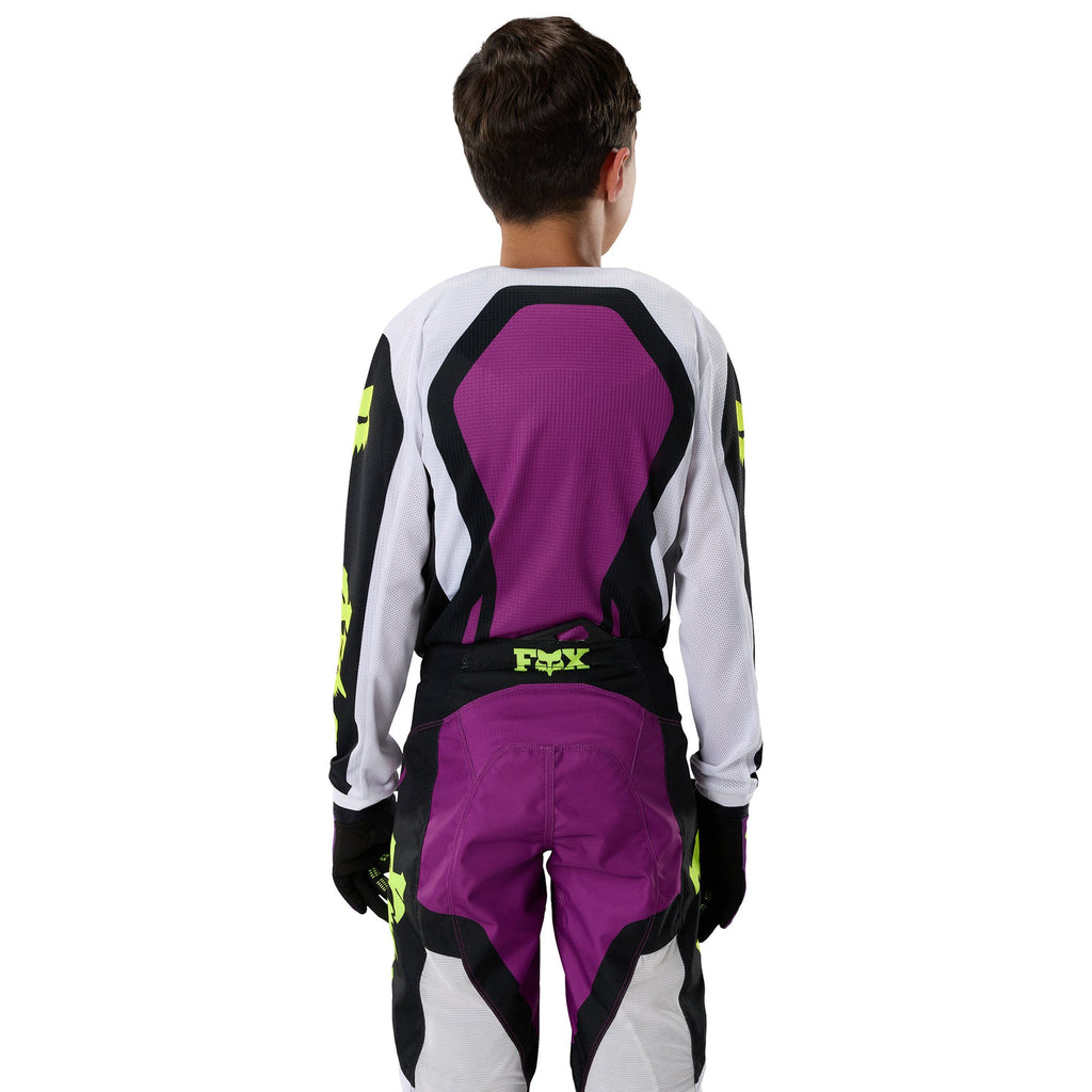 FOX Racing Youth 180 RAID MX Jersey (Purple Lava/Black/White)