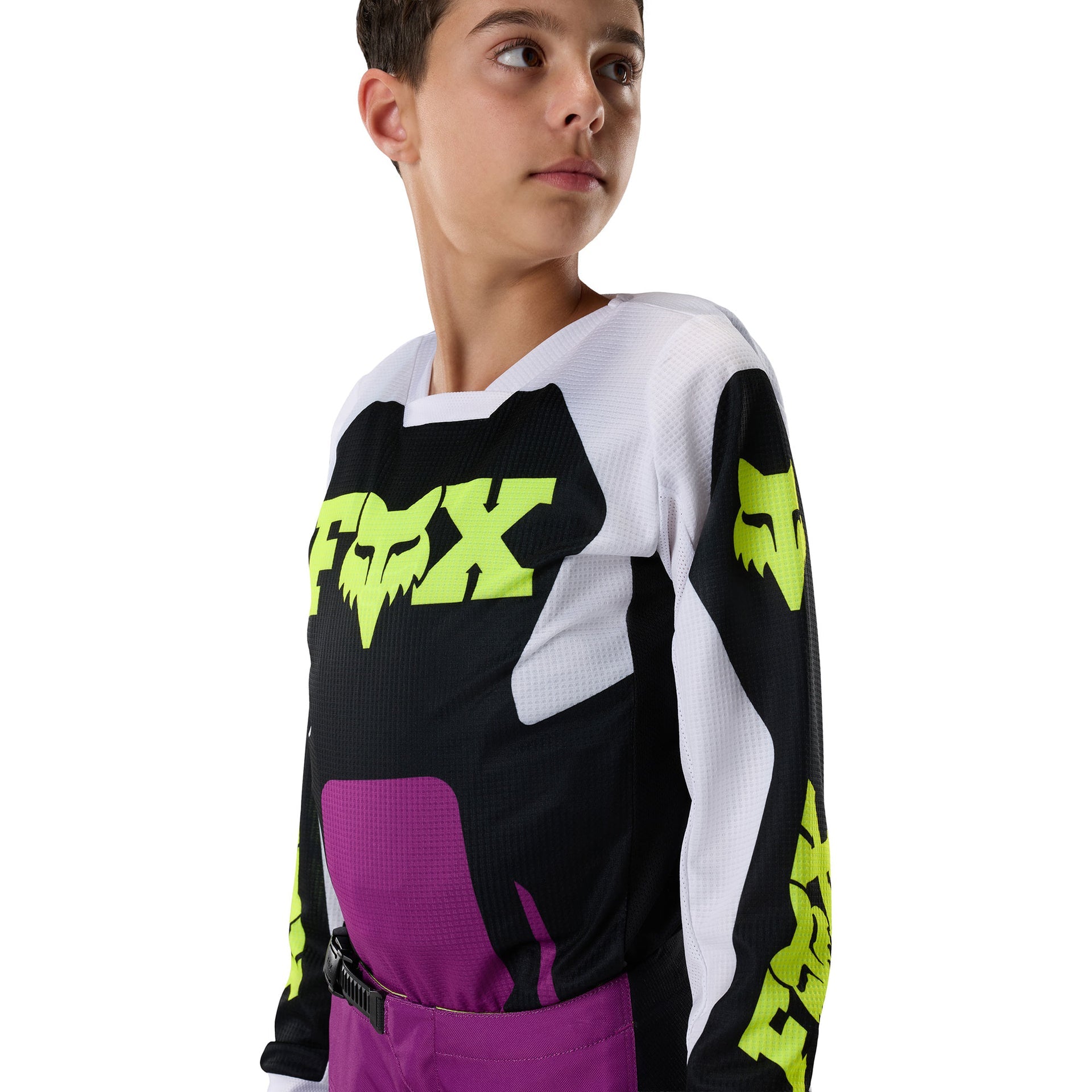 FOX Racing Youth 180 RAID MX Jersey (Purple Lava/Black/White)
