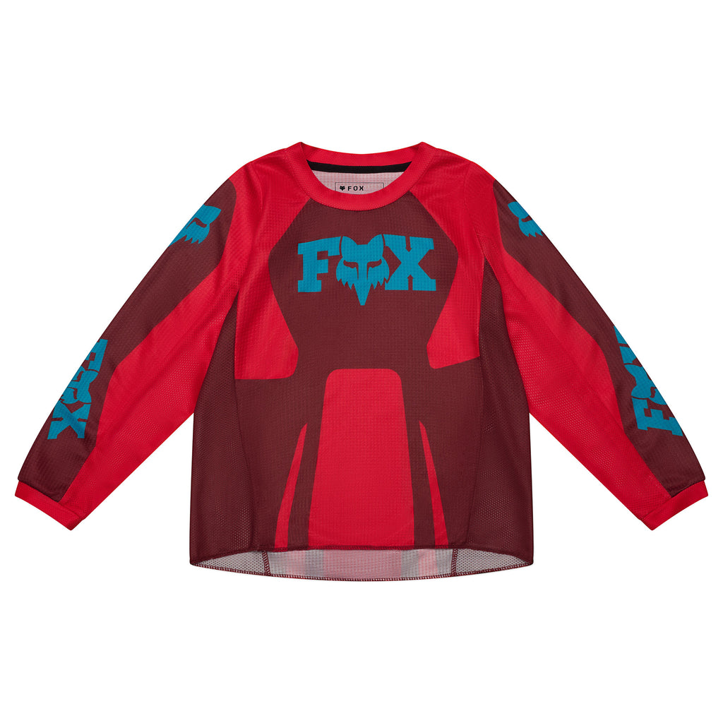 FOX Racing Kids 180 RAID MX Kit Deal (Red Rust)
