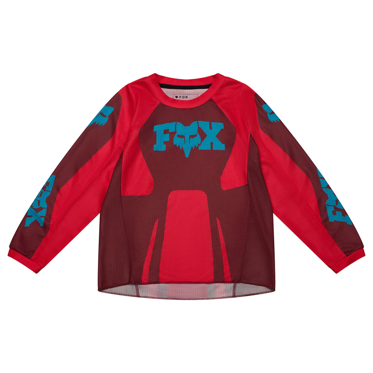 FOX Racing Kids 180 RAID MX Jersey (Red Rust)