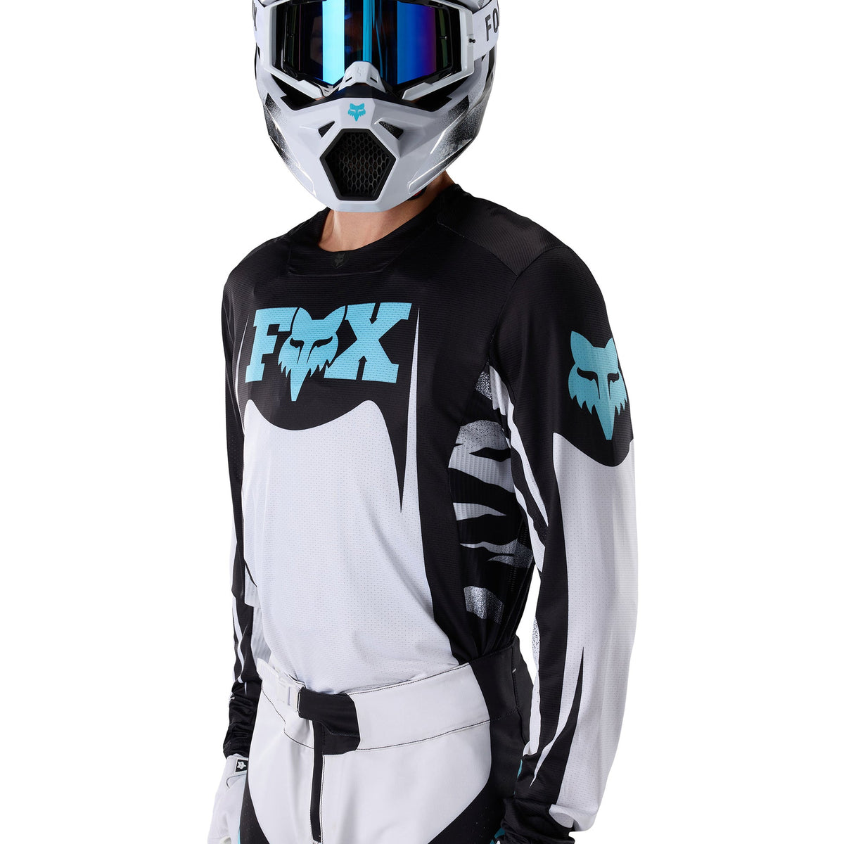 FOX Racing 360 CLUTCH MX Jersey (White/Black/ORW Blue)