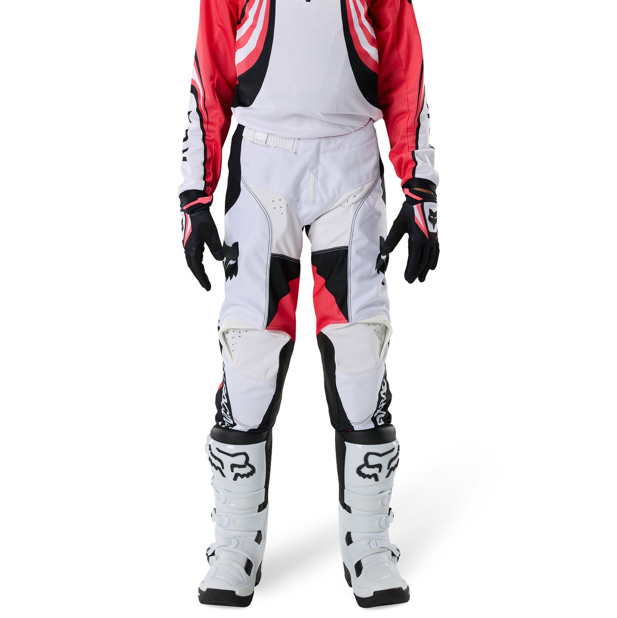 FOX Racing Youth 180 DRAFT MX Gear Set (White/Pink/Black)