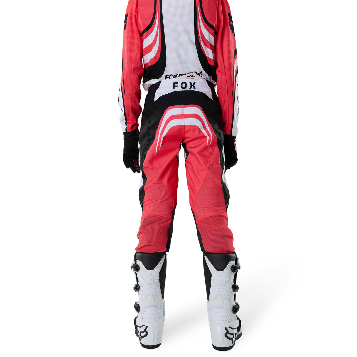 FOX Racing Youth 180 DRAFT MX Gear Set (White/Pink/Black)