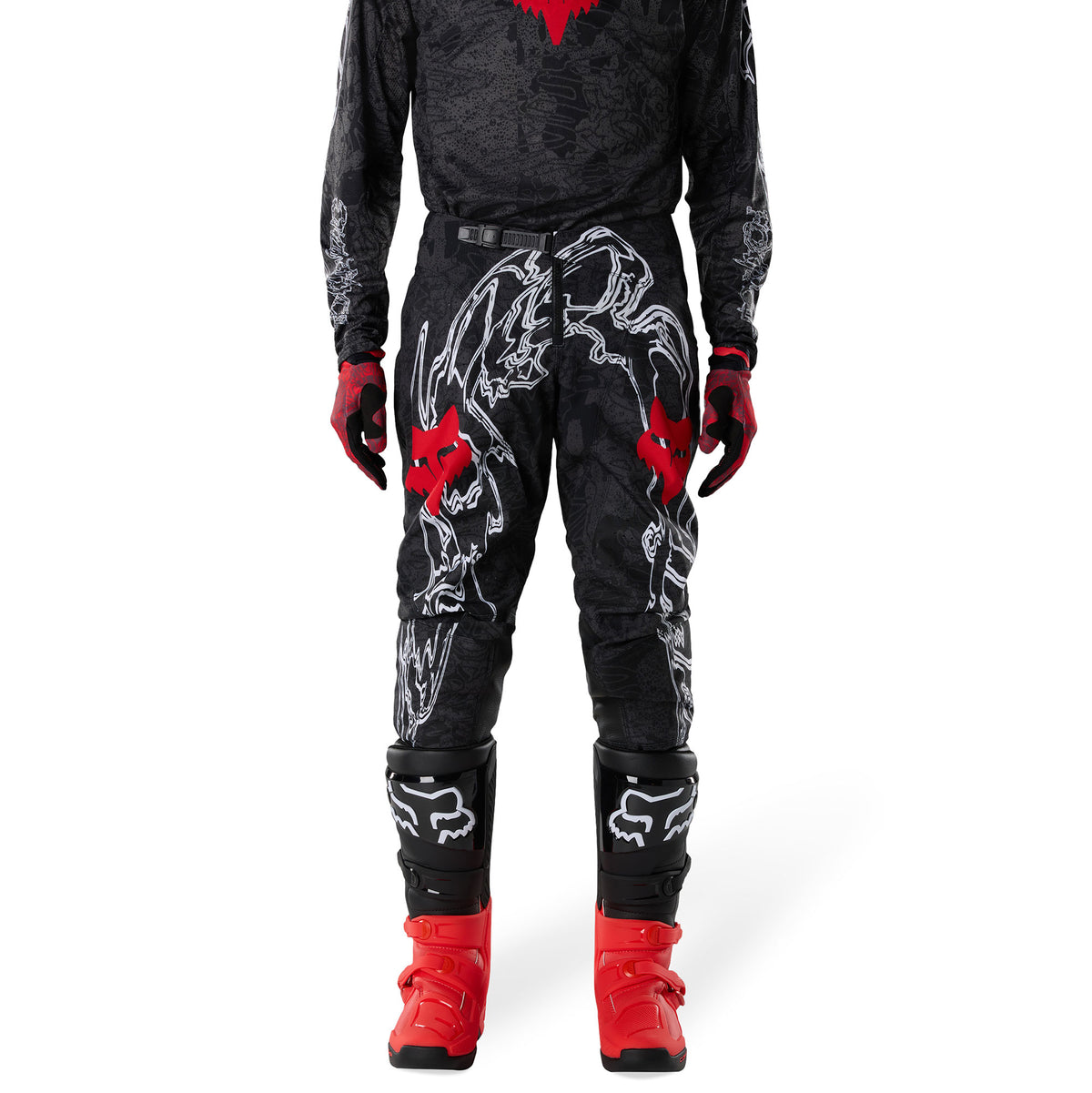 FOX Racing 180 ABYSS MX Kit Deal (Black/Grey)