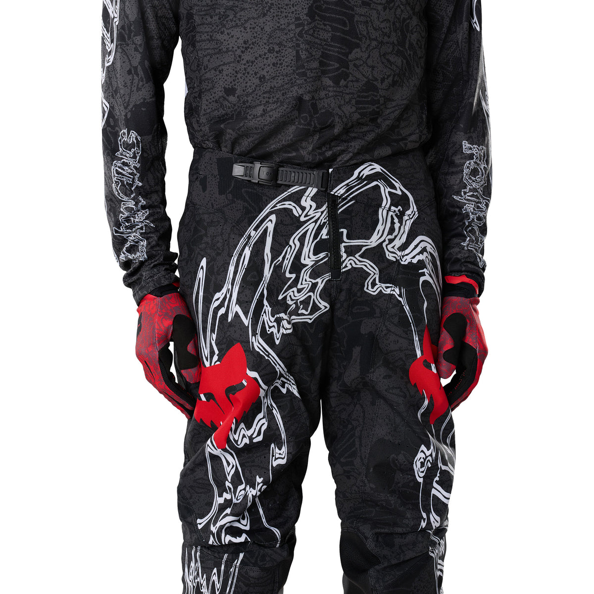 FOX Racing 180 ABYSS MX Kit Deal (Black/Grey)