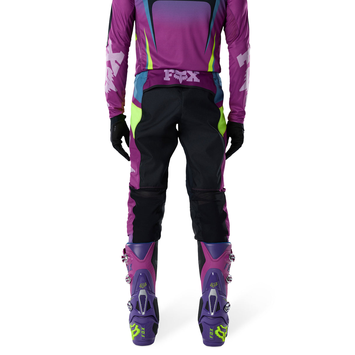 FOX Racing FLEXAIR THORN MX Kit Deal (Purple Lava/Yellow Fluo)
