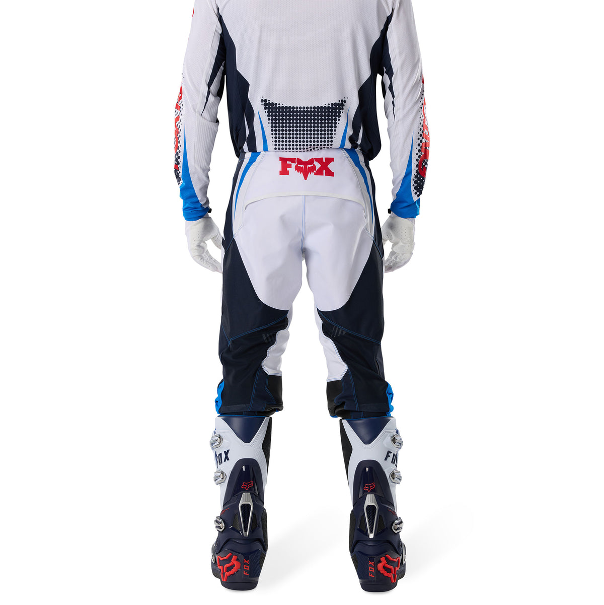FOX Racing 360 TEMPER MX Kit Deal (White/Blue/Black)